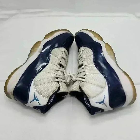 Nike Mens Air Jordan 11 Retro Win Like 82 Sneaker Shoes Navy Blue White Size 7.5 main image 9